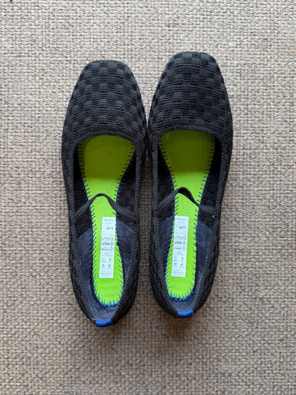 Rothy's The Max Square Mary Jane - Black Sand Size 11 (not available on website) - Picture 8 of 8